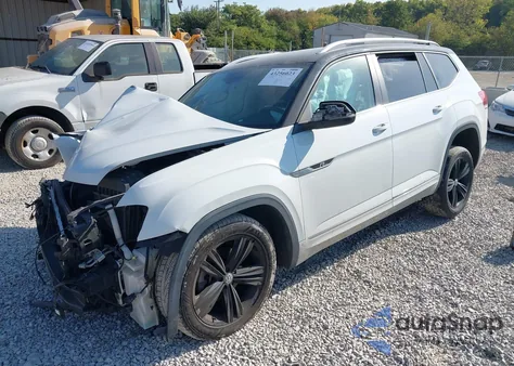 2019 Volkswagen Atlas 3.6L V6 Sel R-Line from USA, damaged, VIN 1V2RR2CAXKC598319